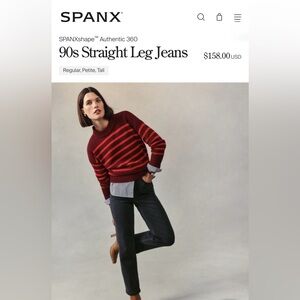 SPANX Authentic 360 90s straight leg jeans